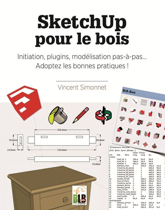 SketchUp pour le bois