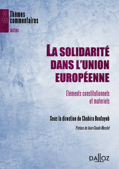 La solidarité dans l'Union européenne