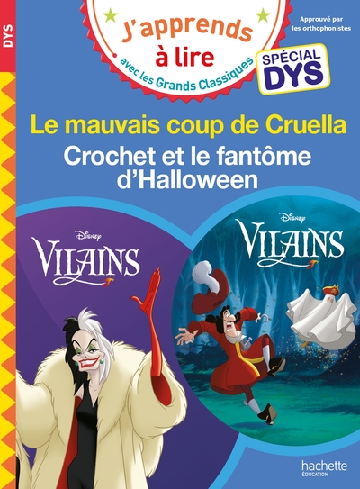 Disney Vilains - Cruella / Crochet et le fantôme d'Halloween - Spécial DYS  (dyslexie)