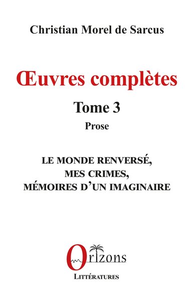 Œuvres complètes - Volume 3