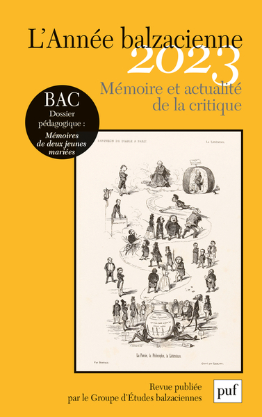 L'Année balzacienne N° 3/2023 Volume 2023