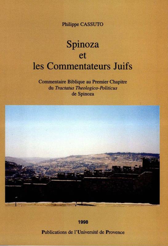 Spinoza et les commentateurs juifs - commentaire biblique au premier chapitre du 