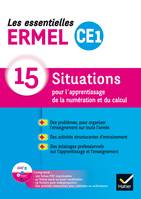 Les Essentielles ERMEL - Maths CE1 Éd. 2017 - Guide + CDRom - Jacques Douaire