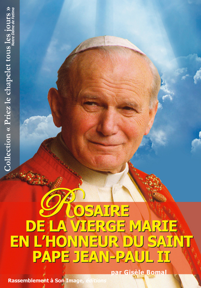 Rosaire de la vierge Marie en l'honneur du saint Pape Jean-Paul II - L105