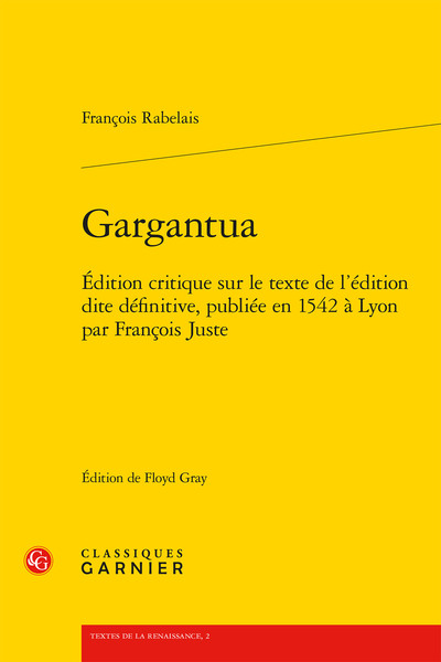 Gargantua - François Rabelais