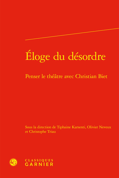 Éloge du désordre