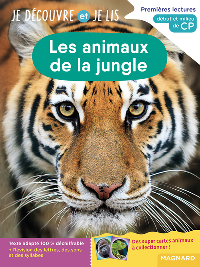 Je découvre et je lis CP - Les animaux de la jungle