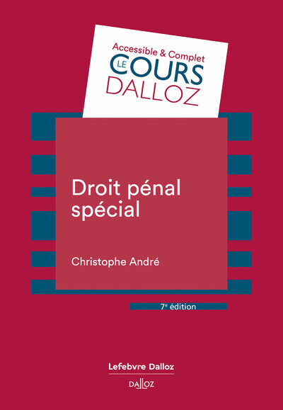 Droit Pénal Spécial. 7e Éd.