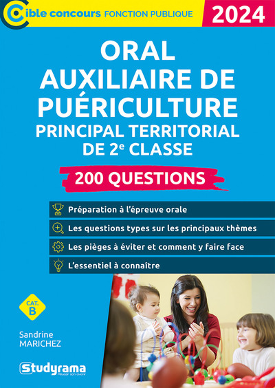 Oral auxiliaire de puériculture principal territorial de 2e classe – 200 questions