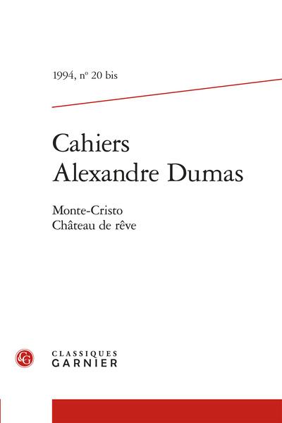 Cahiers Alexandre Dumas