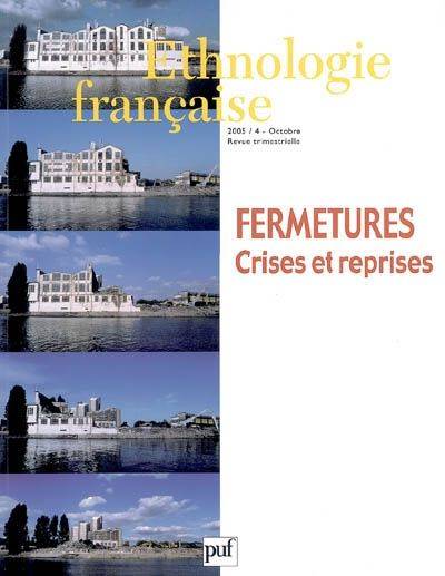 Ethnologie française N° 4, Octobre 2005 Volume 2005