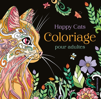 Happy Cats - coloriage pour adultes