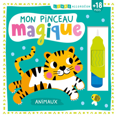 Livre Accordéon - Mon Pinceau Magique - Animaux