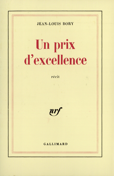 Un Prix D'Excellence, Récit