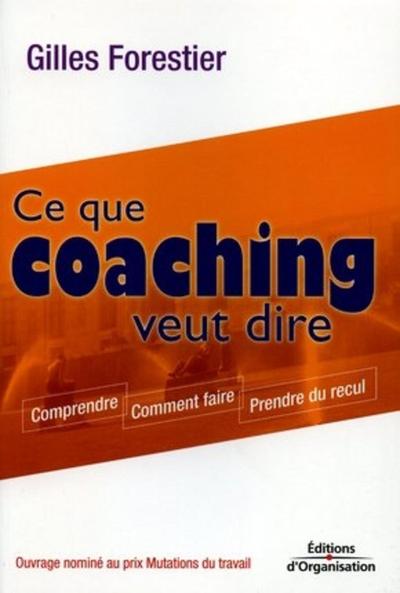 Ce que coaching veut dire