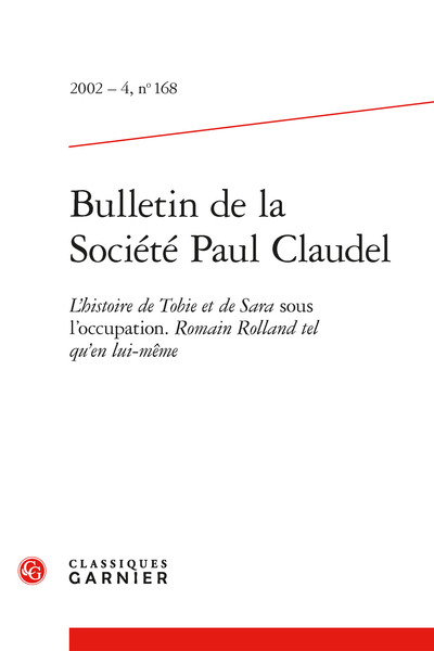 Bulletin de la Société Paul Claudel