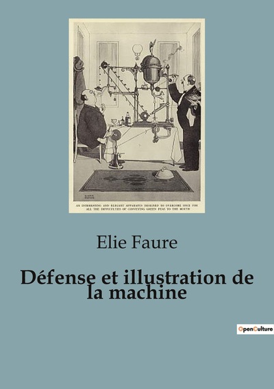 Défense et illustration de la machine