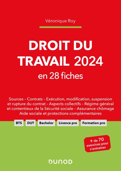 Droit du travail 2024 en 28 fiches