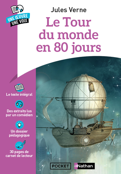 Le Tour du monde en 80 jours - Une oeuvre une voix - Jules Verne