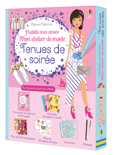 Coffret J'habille mes amies - Mon atelier de mode - Tenues de soirée