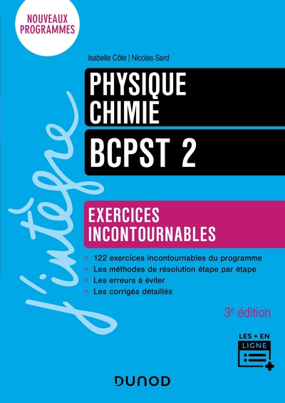 Physique-Chimie - Exercices incontournables BCPST 2 - 3e éd.