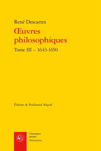 Oeuvres philosophiques - Volume 3