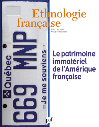 Ethnologie française 2010, n° 3