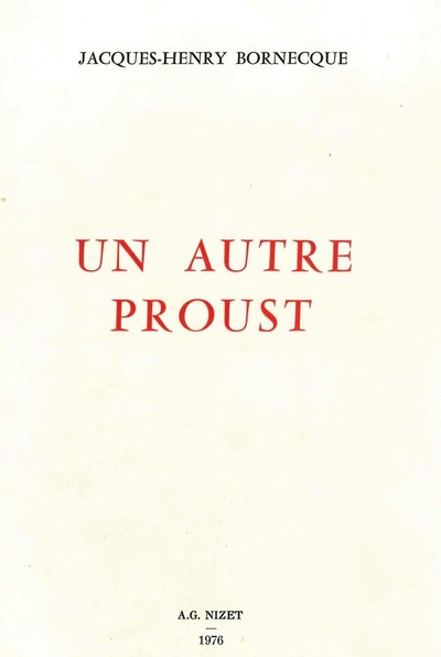 Un Autre Proust