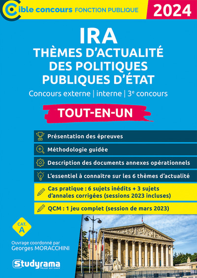 Concours des IRA – Thèmes d’actualité des politiques publiques d’État