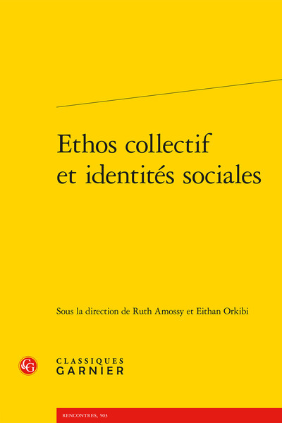 Ethos collectif et identités sociales