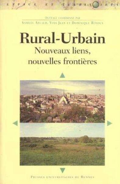 Rural-Urbain - Université de Poitiers, Département de géographie