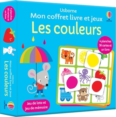 Les couleurs - Mon coffret livre et jeux - Kate Nolan