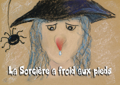 La sorcière a froid aux pieds - Valérie Cox Haumant