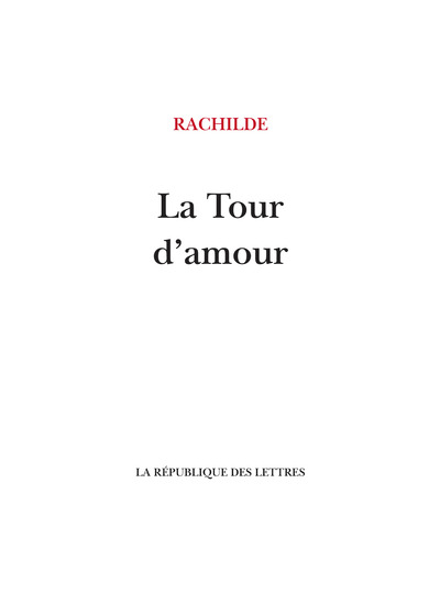 La Tour d’amour