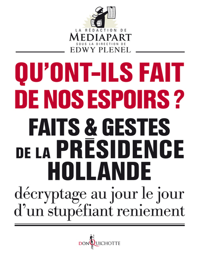 Qu'ont-ils fait de nos espoirs ?