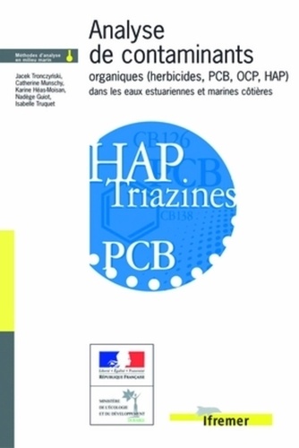 Analyse de contaminants organiques (herbicides, PCB, OCP, HAP) dans les eaux estuariennes et marines côtières