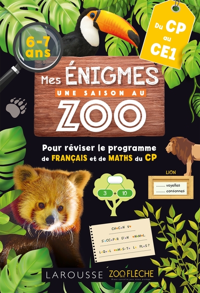 Mes énigmes Une SAISON AU ZOO CP - Collectif