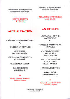 Soutènements et silos - actualisation - Marcel Reimbert