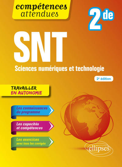 SNT - Sciences numériques et technologie - Seconde