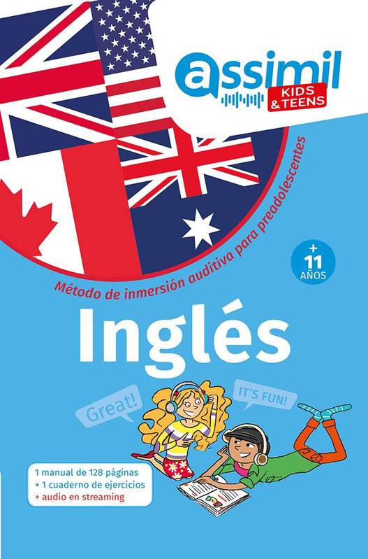 Inglés : Método De Inmersión Auditiva Para Preadolescentes : + 11 Anos, Método De Immersión Auditiva Para Preadolescentes