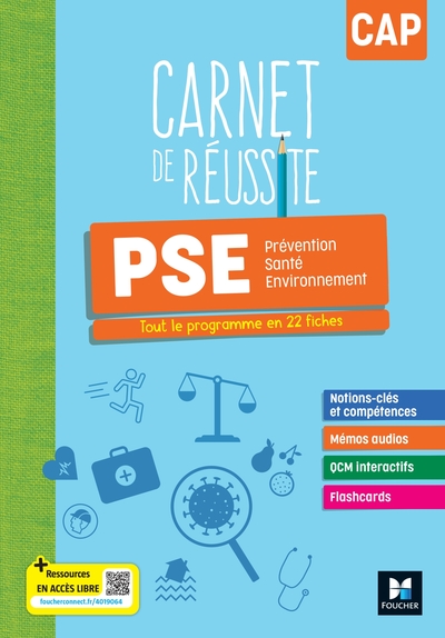 Carnet De Réussite - Prévention Santé Environnement (Pse) - Cap - Ed. 2024 - Livre Élève