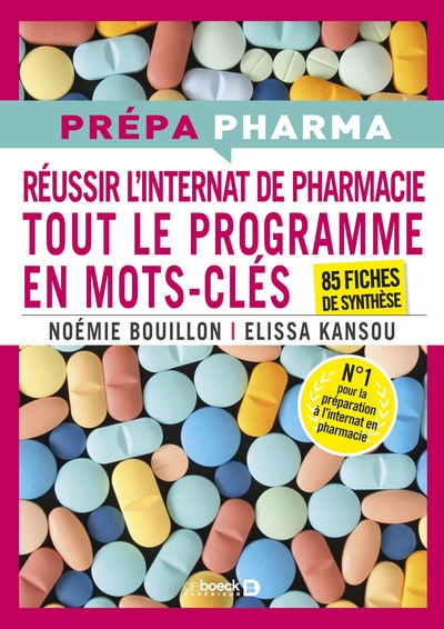 Internat de pharmacie - Tout le programme en mots-clés