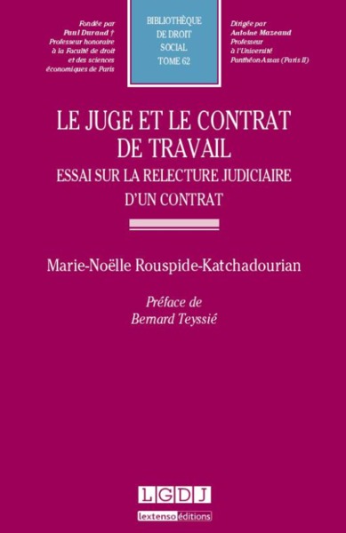 le juge et le contrat de travail