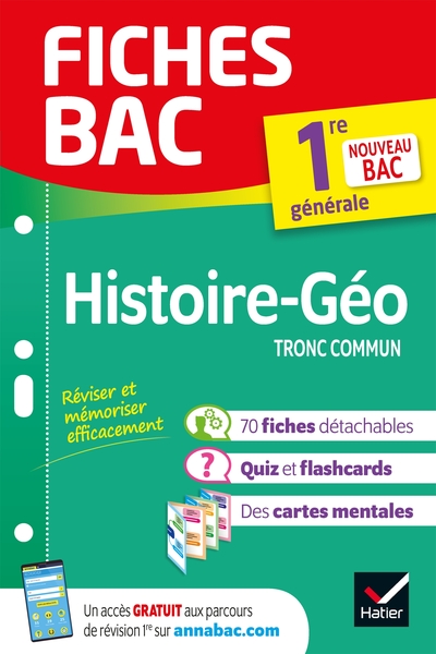 Fiches bac - Histoire-Géographie 1re générale