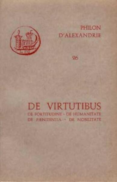 De virtutibus - Philon d'Alexandrie