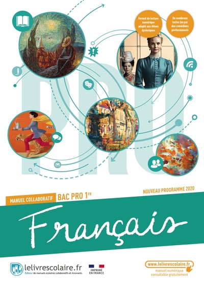 Français 1ère bac pro, Manuel élève, édition 2021