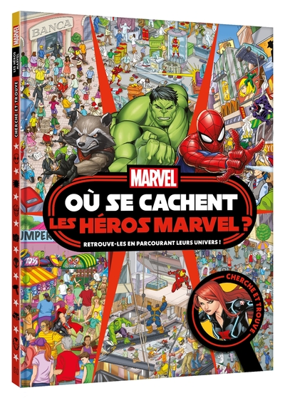 MARVEL - Où se cachent les héros Marvel ? - Cherche et trouve