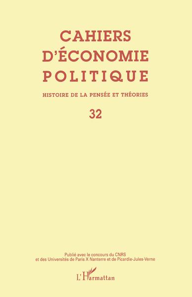 Cahiers d'économie politique n°32