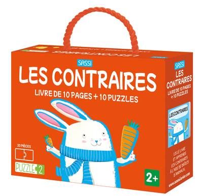 Puzzle 2. Les Contraires, Livre De 10 Pages + 10 Puzzles