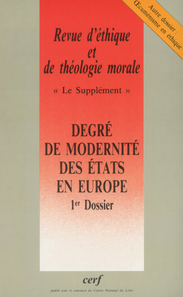 Revue d'éthique et de théologie morale N° 226 Septembre 200 Volume 226